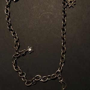 New Moon Charm Necklace